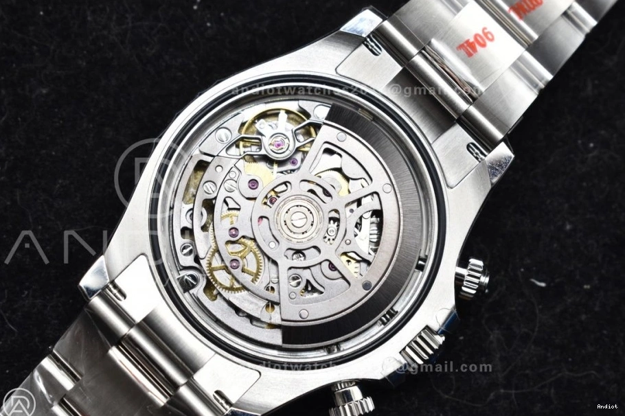 SBF 1:1 Factory VS Steel 126500 Black Rolex Daytona Movement 1051 904L SL4801 SunProtective Dial in 0810